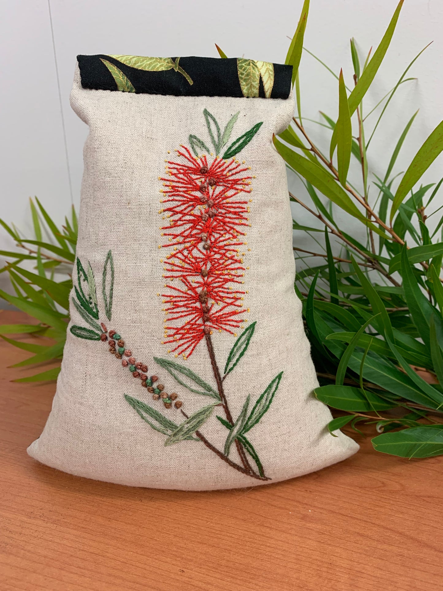 Australia Stitchery Bottle Brush  Doorstop - Beige