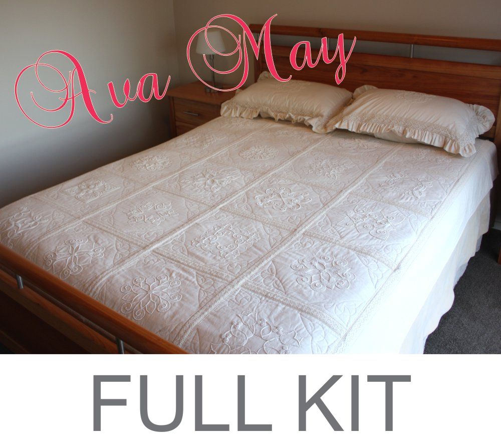 Ava-May - Candlewicking Kit - Complete Quilt