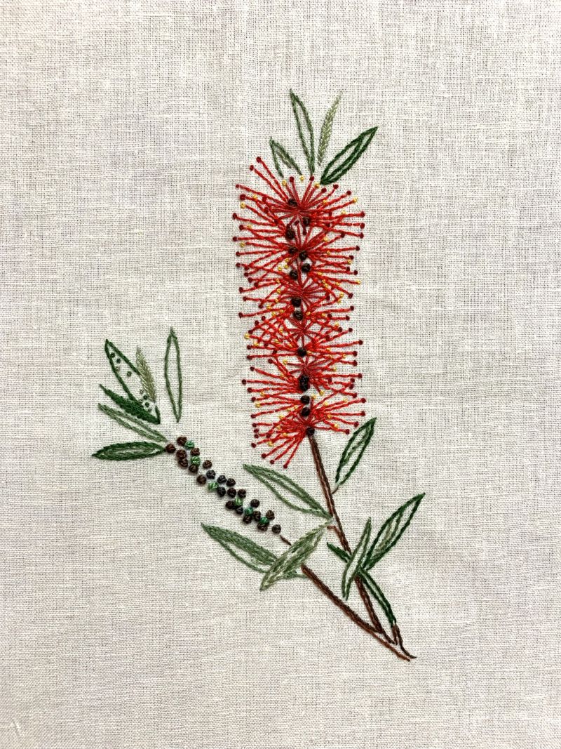 Australian Stitchery - Bottle Brush