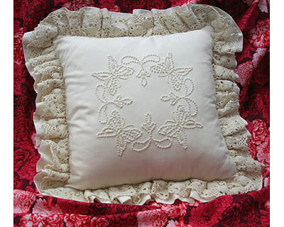 Butterfly - Candlewicking Kit - Cushion #1