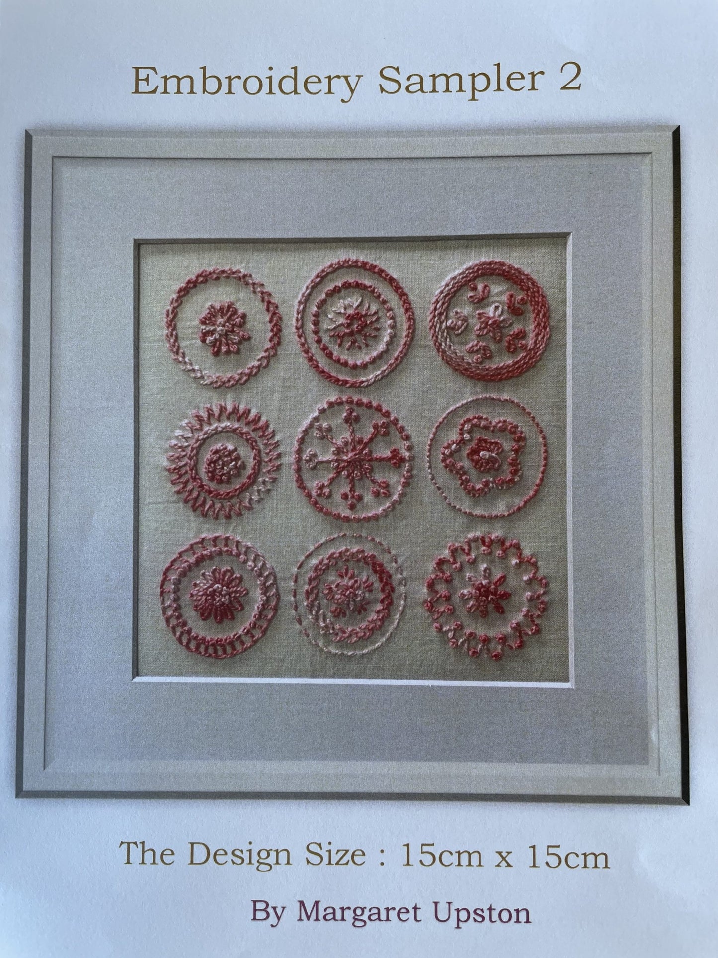 Embroidery Sampler 2 - Kit - White